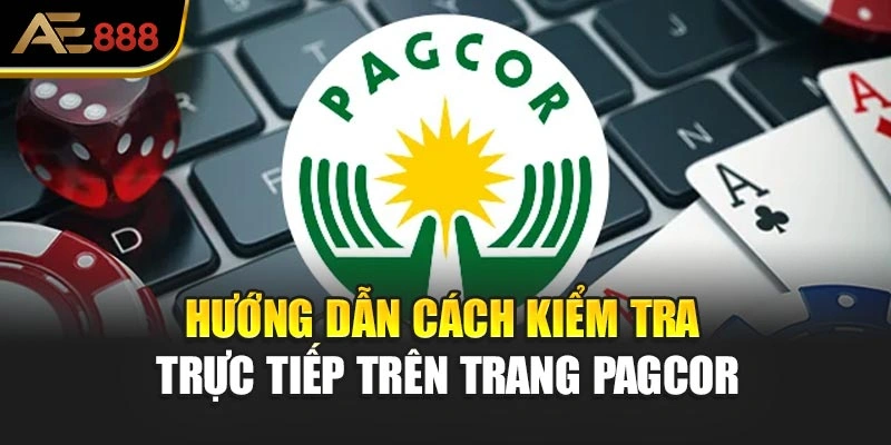 Hướng dẫn cách kiểm tra trực tiếp trên trang PAGCOR