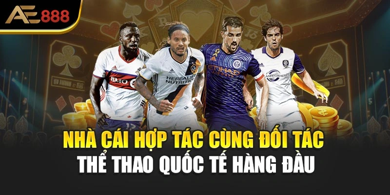 Nhà cái hợp tác cùng đối tác thể thao quốc tế hàng đầu